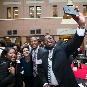 JMB participants take a selfie in the atrium