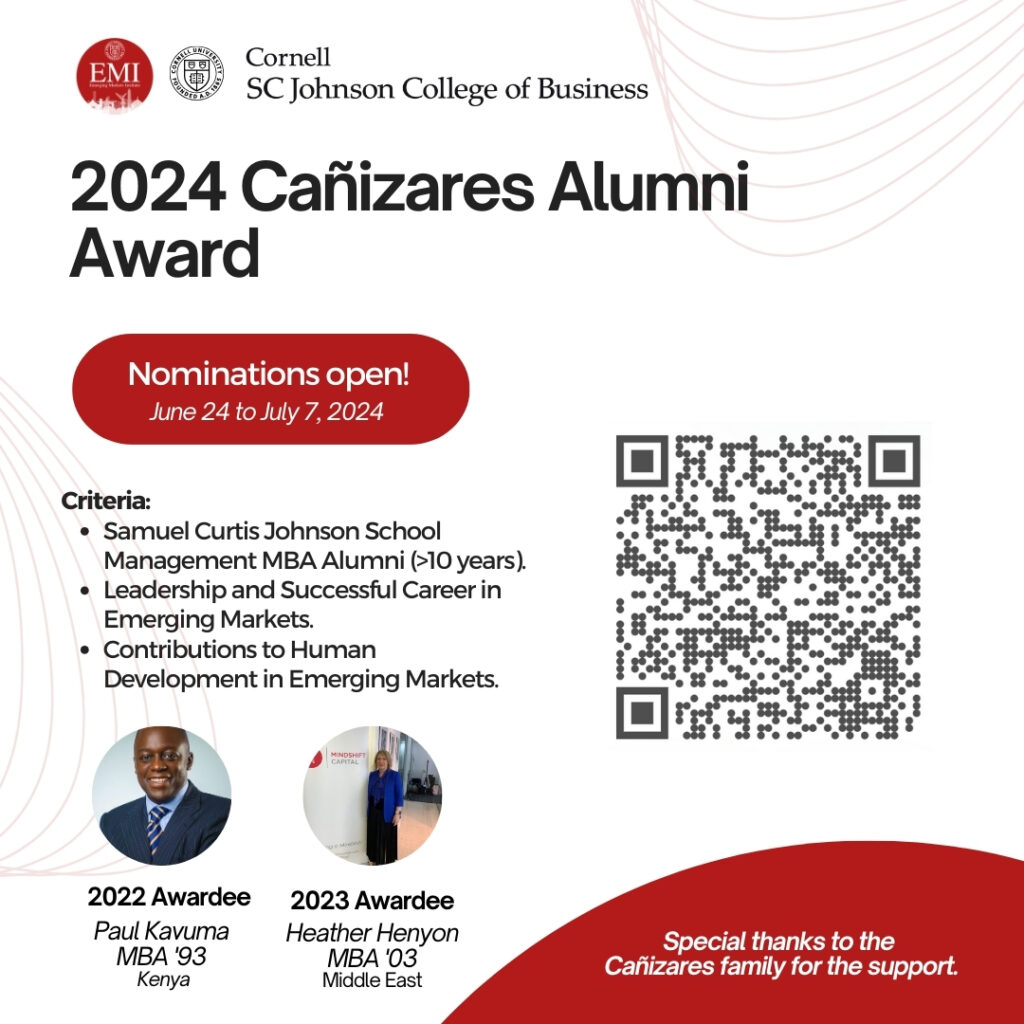 Canizares Award 2024 banner